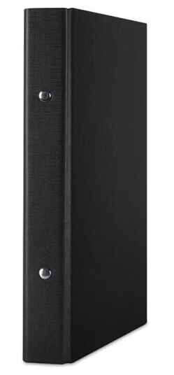 Donau 2-rings perm A5 20mm svart DONA0437
