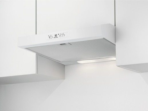 Electrolux EFU216W Underbygd Kjøkkenvifte 60 cm med Belysning og Vaskbart Filter Hvit Electrolux EFU216W Underbygd Kjøkkenvifte 60 cm med Belysning og Vaskbart Filter Hvit