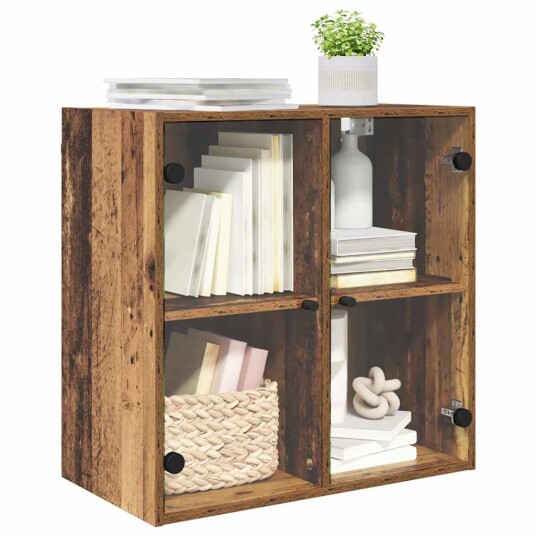 Veggskap Veggmontert Gamle tre 68 x 37 x 68,5 cm Konstruert tre