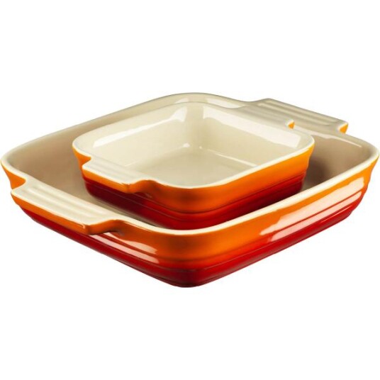Le Creuset Classic kvadratisk fatsett 13+/23 cm volcanic