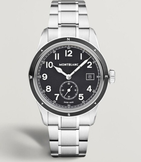 Montblanc 1858 Small Second 0 Oxygen Black