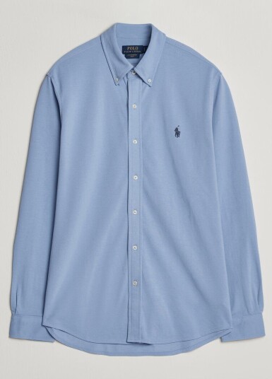 Polo Ralph Lauren Featherweight Mesh Shirt Dress Shirt Blue
