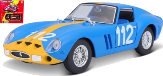 Bburago Ferrari Bausatz 250 Gto 1:24 Sportsbil Montert På Forhånd 1:24 Ferrari 250 Gto #112 Alle Kjønn Metall Plast