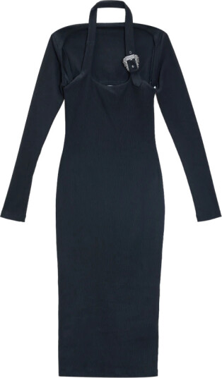 Versace Jeans Couture Dame Kjoler Svart XS, Versace Jeans Couture Dame Kjoler Svart XS,
