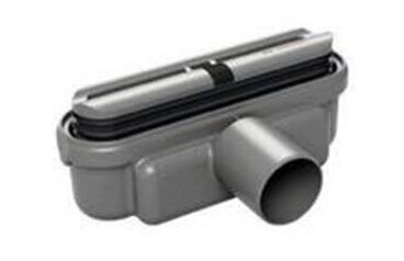 Unidrain 50 mm Horizontal Utløpshus med Ekstra Lav Byggehøyde