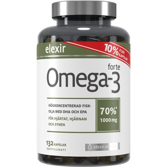 Elexir Pharma Omega3 Forte 1000mg 132 stk