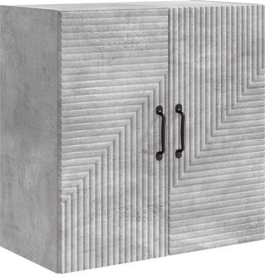 vidaXL Vegghengt skap Betonggrå 59 x 31 x 60 cm Konstruert tre vidaXL Vegghengt skap Betonggrå 59 x 31 x 60 cm Konstruert tre