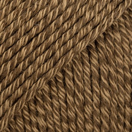 DROPS Cotton Merino Garn Unicolor 39 Pecan Pie