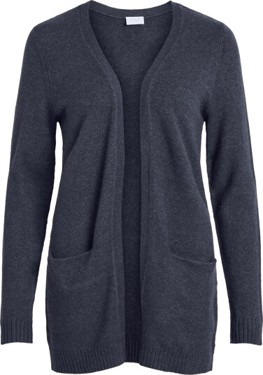 Vila Ril Open Long Sleeve Knit Cardigan Blå XS Vila Ril Open Long Sleeve Knit Cardigan Blå XS