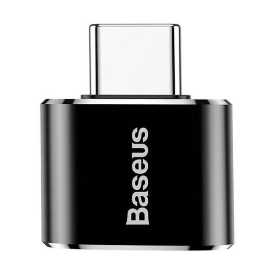 Baseus CATOTG-01 USB-C til USB-A Adapter Svart