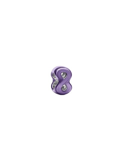 Pandora Purple Infinity Mini Charm   Purple   ONE SIZE