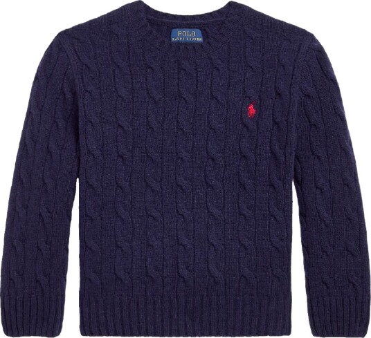 Polo Ralph Lauren Genser Ull Klassikere II Navy Polo Ralph Lauren 18 20 år Genser Blå