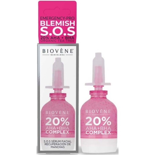 Biovène Blemish S.O.S Emergency-Pro 20% AHA & BHA + Organic Tea T