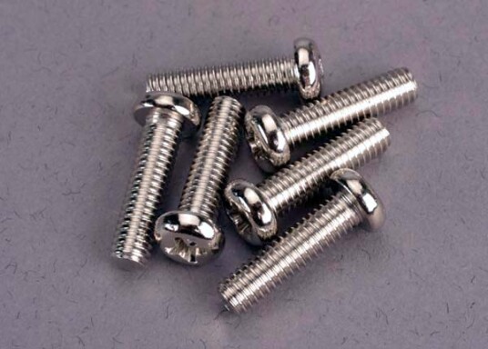 Traxxas 2573 Screws 4x15mm roundhead machine 6 Traxxas 2573 Screws 4x15mm roundhead machine 6
