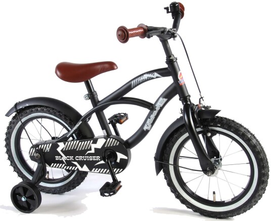 Volare 14" Black Cruiser Barnesykkel for Barn 4-6 år Volare 14" Black Cruiser Barnesykkel for Barn 4-6 år