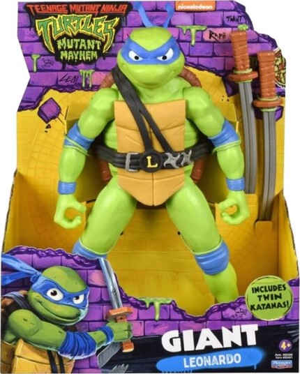 Teenage Mutant Ninja Turtles Actionfigur Mutant Mayhem Kjempe Leonardo