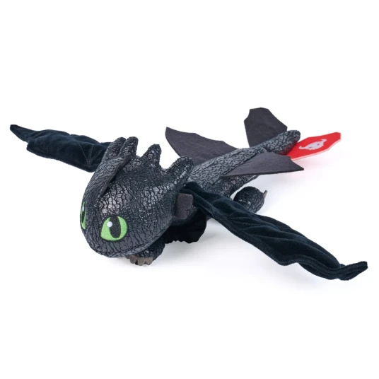 Dragons Toothless 30 cm Kosedyr med Glidende Klem