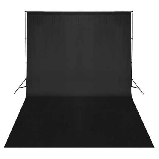 vidaXL Fotostudiosett med lamper, paraplyer, bakgrunn og reflektor