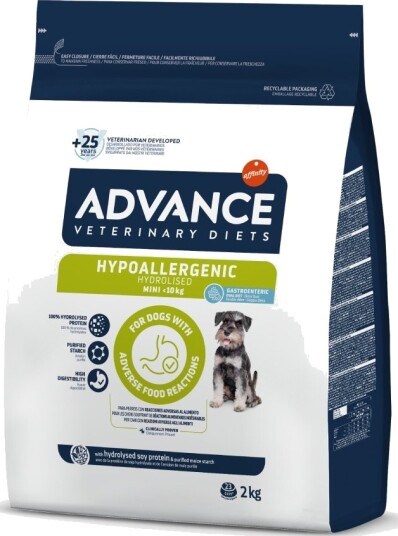 Affinity Advance Veterinary Diets Tørrfôr Veterinary Hypoallergenic Diets Dog Mini 2 kg
