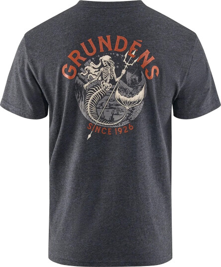 Grundéns Dead Reckoning SS T Shirt Heather Charcoal Men 3XL 3XL