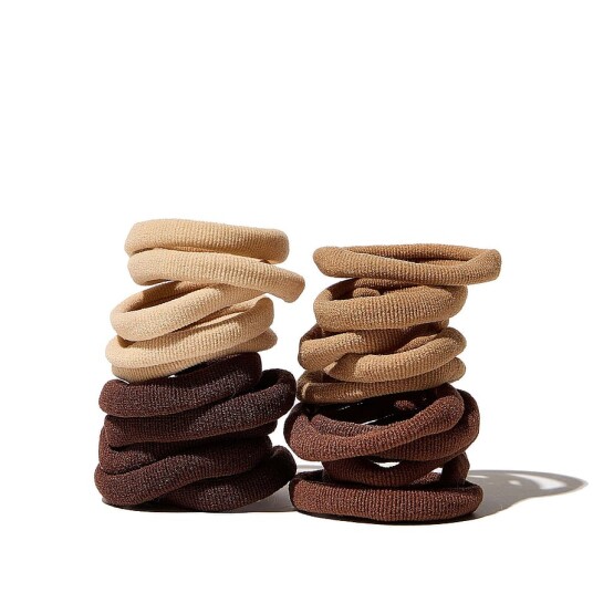 Elastic Hair Ties 20 Pack Coffee Elastic Hair Ties 20 Pack Coffee