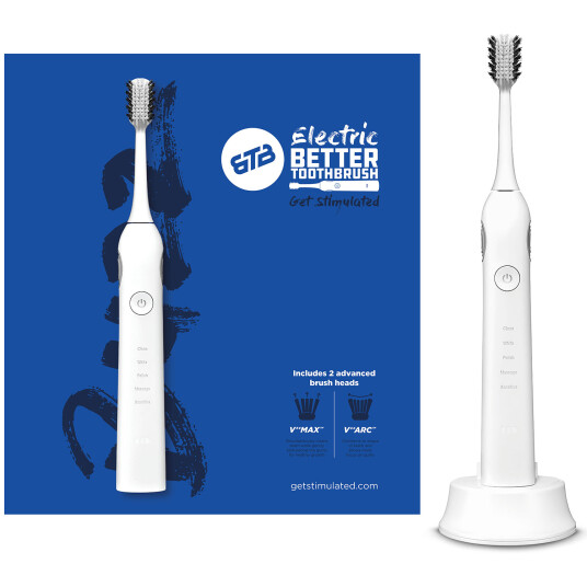 Elektrisk tannbørste 3 sidig børstehode Better Toothbrush WHITE Elektrisk tannbørste 3 sidig børstehode Better Toothbrush WHITE