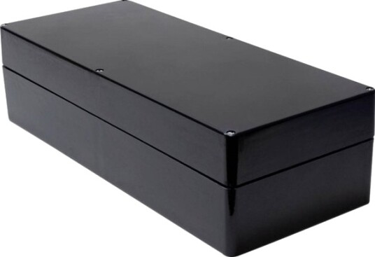 Hammond Electronics 1590ZGRP264BK 600 × 250 × 160 mm Polyester Svart Kabinett