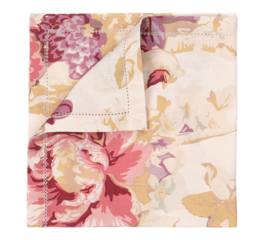 Serviett 50x50 cm lin Autumn Flower