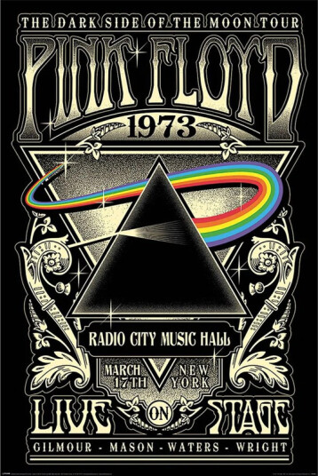 Pink Floyd 1973 Plakat