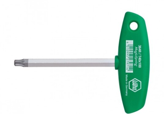 Wiha 27964, L-Torx-Nøkkel, T9, Grønn, Kromvanadiumstål, 126 Mm, 80 Mm Wiha 27964, L-Torx-Nøkkel, T9, Grønn, Kromvanadiumstål, 126 Mm, 80 Mm