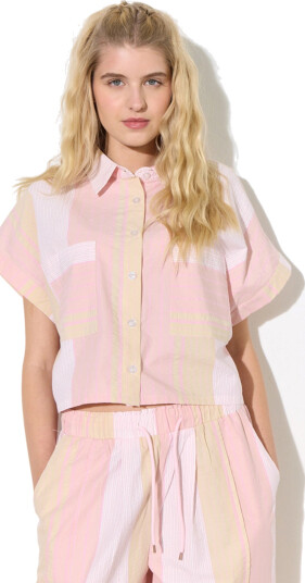 Hunkøn Tilly Shirt Pink L Hunkøn Tilly Shirt Pink L
