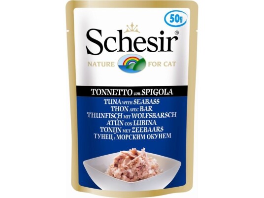 Schesir Schesir For Katter Single Dish Tuna With Bass 50G