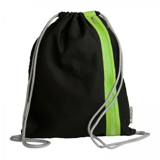Pagna Go!, Sort, Lime, Bomuld, Polyester, Monokromatisk, 1 Lommer, Backpacking, 10 Mm
