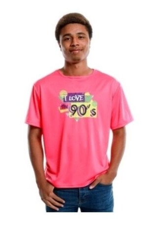 Boland Traciks Pink 90Er T-Shirt PC82411-M Boland Traciks Pink 90Er T-Shirt PC82411-M