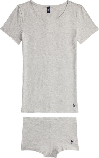 Polo Ralph Lauren Intimates Shirt & T Shirt Set Grey XS