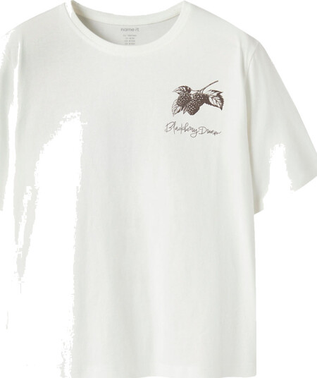 Name It Nkfkatelin Ss Nreg Top Pb White 122 128