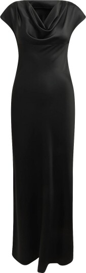 Ahlvar Gallery Yuni Satin Dress BLACK S