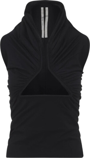 Rick Owens Dame Topper Svart M,