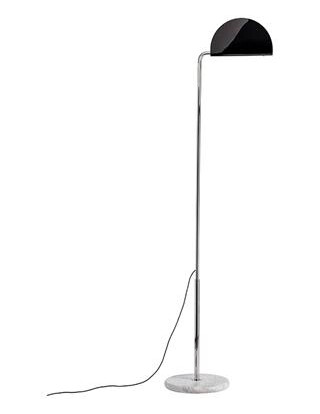 Dcw Éditions DCWéditions Mezzaluna Gulvlampe Krom/ Sort