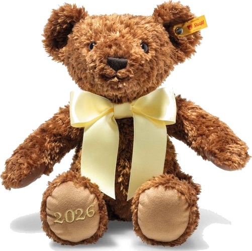 Steiff | Cosy Year Bear 2026 | Lysebrun | 34 cm