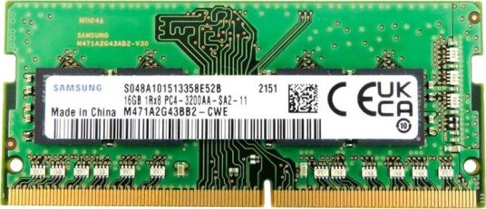 Rebuild IT M471A2G43BB2-CWE Samsung 16GB DDR4-3200MHz PC4-25600 non-ECC Unbuffered CL22 260-Pin