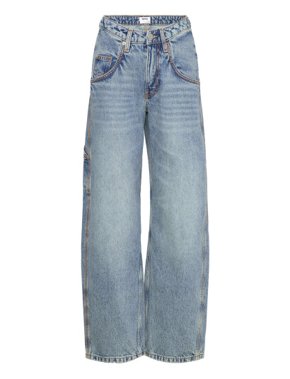 Monki Hw Workwear Jeans - Blue - 25 Monki Hw Workwear Jeans - Blue - 25