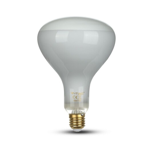 8W R125 LED Kulltrådspære   Dimbar R125 E27 230V   Kulør : Kald