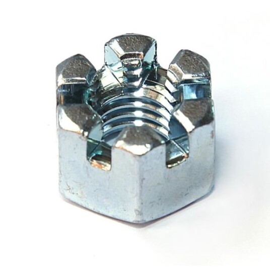 REYHER 009358100080000 Kronemutter MKHM-8 FZB DIN 935 M8 100-pakning Innfesting