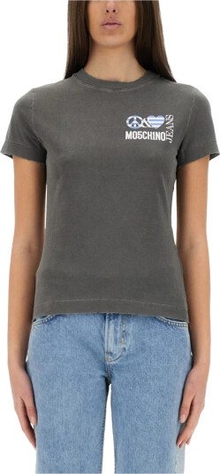Moschino Dame Topper Svart S, Moschino Dame Topper Svart S,