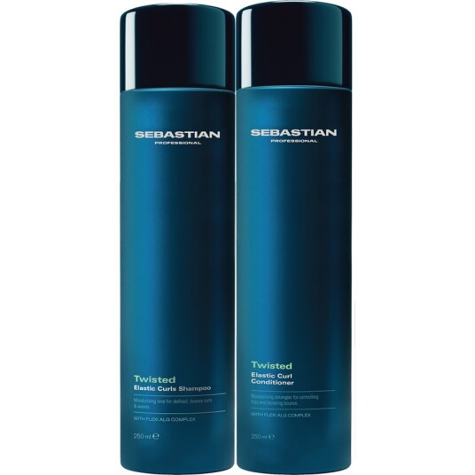 Sebastian Professional Twisted Bundle Elastic Curls Shampoo 250 ml & C