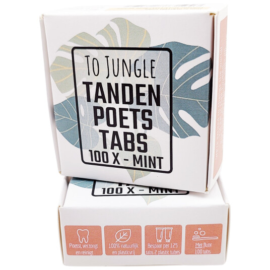 Tannkrem Tabletter To Jungle FLUOR 100 stk. Tannkrem Tabletter To Jungle FLUOR 100 stk.