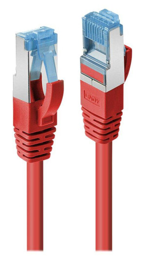 Lindy 2 m Cat6 Koblingskabel RJ-45 Rød