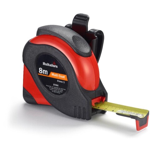 Hultafors Måttband Bt Kort, Stål 8m X 19mm, Mm/mm, Klass 1