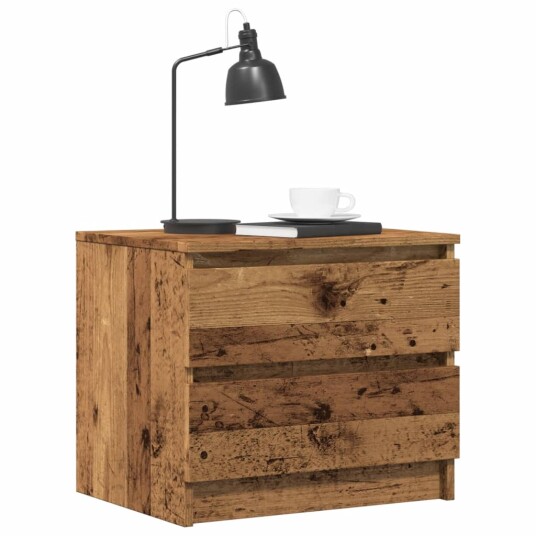 Nattbord gammelt tre 50x40x43.5 cm konstruert tre 8721158556028